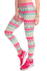 Fashion Women Leggings Tropical Leaves Printing Blue Fitness Legging Sexy Silm Legins High Waist Stretch Trouser Pants