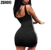 ZSIIBO Sexy Women Summer Dress Bandage Bodycon Sleeveless Evening Party Club Short Mini Dress 2019  Women Clothes