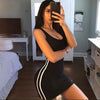 ZSIIBO Sexy Women Summer Dress Bandage Bodycon Sleeveless Evening Party Club Short Mini Dress 2019  Women Clothes