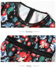 ZUOMAN Women Summer Floral Dress Festa Female  Elegant Trumpet Party Robe Femme Vintage Designer Short Vestidos