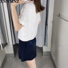 Za 2022 Summer Women Sweet Blazers Coats Short Sleeve V-Neck Single Breasted Blazer Female Vacation Casual White Blazers Clothes