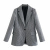 Za Casual Suit Blazers & Skirts + Suits Autumn Slim Office Women Suits 2022 Casual Street youth Blazers Suit
