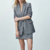 Za Casual Suit Blazers & Skirts + Suits Autumn Slim Office Women Suits 2022 Casual Street youth Blazers Suit