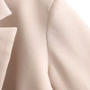 Za European and American style spring and autumn 2022 women's short small suit jacket slit mini skirt set
