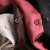 Za 2023 Women's Shirt Silk Office Lady Chic Blouse Long Sleeve Stain Turn Down Collar Button Shirts Elegant Mujer Tops