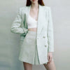 Za Suit suits office suit 2 piece suits 2022 spring simple light green women suits casual chic street youth women suit
