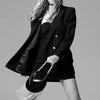 Za Women Jacket 2023 Spring Autumn Double Breasted Casual Blazer Coat Vintage Long Sleeve Pocket Female Outerwear Ch