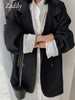 Zadily 2023 Autumn Casual Long Sleeve Blazer Women Korean Style Oversize Ladies Suit Blazers Work Female Clothing Jacket Coat