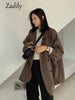 Zadily 2023 Autumn Casual Long Sleeve Blazer Women Korean Style Oversize Ladies Suit Blazers Work Female Clothing Jacket Coat