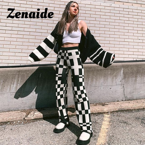 Zenaide Straight Pants Vintage Summer 2022 Female Heart Print High Waist Denim Trouser Casual Street Women Jeans Trousers