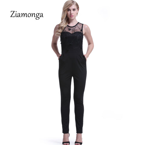 Elegant Off Shoulder Lace Rompers Womens Summer Jumpsuit Sexy Ladies Casual Long Pants Overalls For Women Jumpsuit 2022