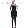 Elegant Off Shoulder Lace Rompers Womens Summer Jumpsuit Sexy Ladies Casual Long Pants Overalls For Women Jumpsuit 2022