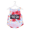 2022 Fashion Summer Style Short Tank Tops Fresh Hibiscus Printing Vest Sexy tee Women Cute Crop Top Causal Camis