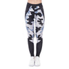 Elegant Women High Waist Legging Camo Black Triangles Printing Fitness Leggings Fashion Woman Pants