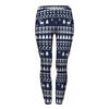 Fashion High Elasticity Snowflake Hearts Printed Women Slim Fit Legging Workout Trousers Casual Pants Leggings