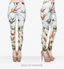 High Quality Birds of Paradise 3D Printing Women Legging Casual Pants Trousers Elasticity Leggings