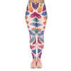 New Arrival Women Legins Feathers Vibes Printing Blue Sexy Slim Legging Woman High Waist Leggings