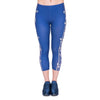Summer New Arrival Women Capri Leggings Color Music Printing Sexy Mid Leg 3/4 Fitness Movement Leggins Woman Capri Pants