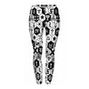 Womens Fashion Elasticity Yes and No Printed Slim Fit Legging Workout Trousers Casual Pants Leggings