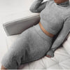 autumn spring knitted tracksuit turtleneck sweatshirts women suit clothing 2 piece set knit pant female pants suit