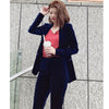 black velvet blazer women blue velvet blazer women clothing jacket women coat jacket ladies velvet jacket outfit S-XXXL