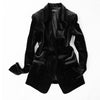 black velvet blazer women blue velvet blazer women clothing jacket women coat jacket ladies velvet jacket outfit S-XXXL