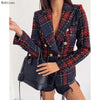 blazer woman Autumn Winter Suit Blazer Casual Double Breasted Pocket Women Long Jackets Elegant Long Sleeve Blazer