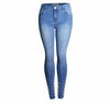catonATOZ 2160 New Arrived Ladies Cotton Pearl jeans Denim Pants Stretch Womens Ripped Skinny Jeans For Female