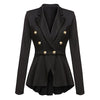 women jackets chic black button long sleeve suit blazer ladies feminino 2022 Autumn office outwear shirt blazer mujer