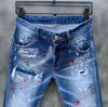 classic,Authentic DSQUARED2,Retro,Italian brand ,Women/Men Jeans,locomotive,Jogging jeans,DSQ013
