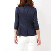 cotton linen small suit short paragraphs three quarters sleeve thin small coat elegant blazer female women clothing