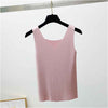 crop baisc Knitted Tank Tops Women office V Neck Tank top Solid Sweater camisole simple sleeveless shirt female top