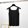 crop baisc Knitted Tank Tops Women office V Neck Tank top Solid Sweater camisole simple sleeveless shirt female top