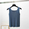 crop baisc Knitted Tank Tops Women office V Neck Tank top Solid Sweater camisole simple sleeveless shirt female top