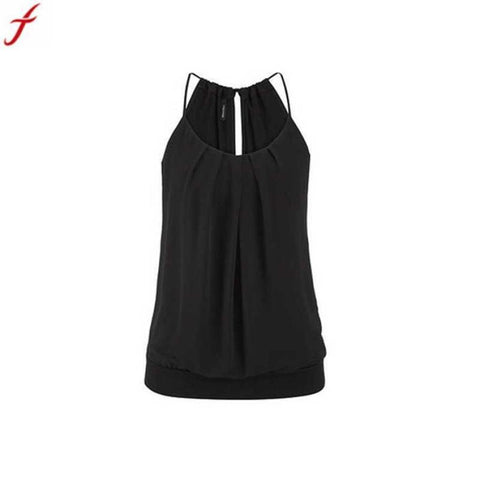 crop top mujer 2022 Women Summer Loose O Neck Cami Sleeveless O Neck Cropped Tops Harajuku Plus Size Tank Tops regata feminina#4