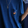 design women's embroidered medium length dress embroidered cotton T-shirt Dress 0423