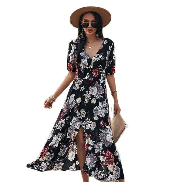 designer's women's clothing America product 2022 summer sexy Printed Dress woman women dresses ladies girl sexy beach cool