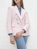 early autumn women's temperament simple and versatile lapel straight slim long-sleeved texture casual suit jacket