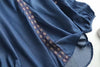 embroidery denim shirt blouse women long sleeve v neck spring jeans shirt streetwear casual botton shirt blouse