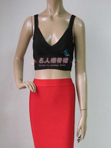factory Wholesale New Top multiple Colour Sling Deep V-neck Fashion sexy Bandage tops (H0928)