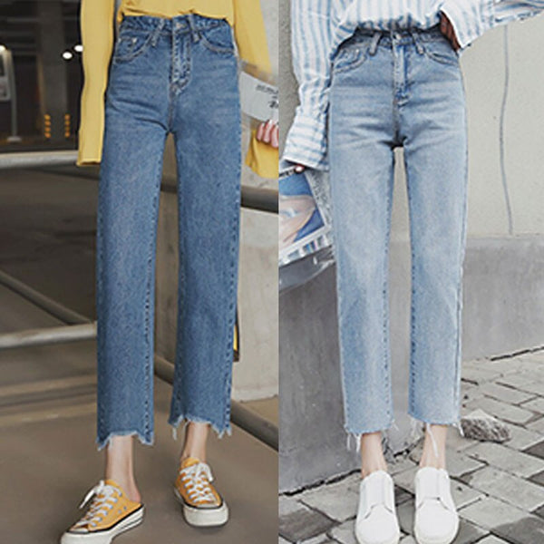 woman jeans high waist mom vintage boyfriends women blue jean straight trousers 2022 Denim Trousers streetwear aesthetic
