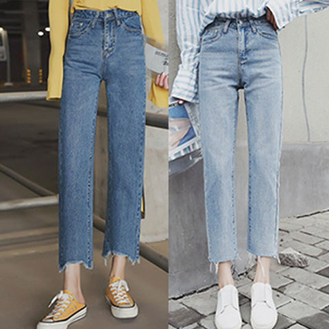 woman jeans high waist mom vintage boyfriends women blue jean straight trousers 2022 Denim Trousers streetwear aesthetic