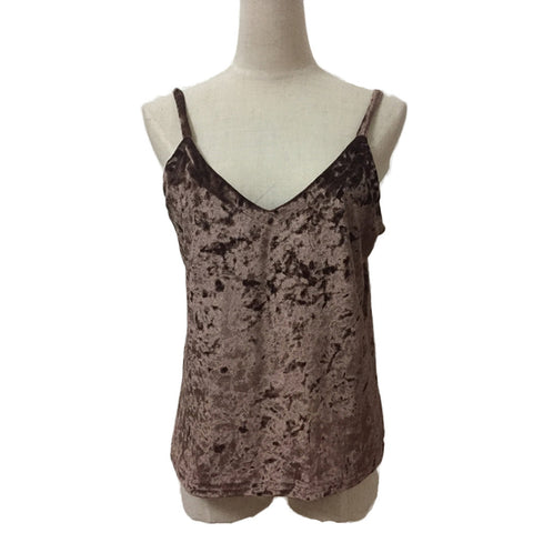Velour lace Patchwork camisole Elgant tank tops Sexy v neck party camis women Basic tops Tanks tops & Camis Femininas