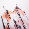 female Beach Summer Sling Dress sexy V collar Holiday Long Dress woman Elegant Tie dye Vacation Loose Dresses