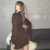 girl student shirt skirt College style waist slim tie dress Rac
