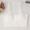 Crop Top Women Camis Halter Top Women Camisole 2022 Summer Sexy Sleeveless Slim Low Chest Button BTS Roupas Femininas