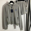 high-end style 2023 two piece set women clothes branded letter  design long sleeve tops High Waist Shorts ~L21