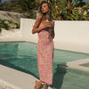 Floral Printed Spaghetti Strap Long Maxi Dresses for Women Summer  Holiday Elegant Boho Sundresses