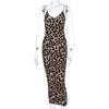 hirigin Sexy Women's Leopard Snake Print Dress  Ladies Long Maxi Dress Party Bodycon Occasion Dresses Evening Sundress