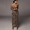hirigin Sexy Women's Leopard Snake Print Dress  Ladies Long Maxi Dress Party Bodycon Occasion Dresses Evening Sundress